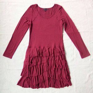 NWT- Long Sleeve Karen Kane Dress with Ruffles
